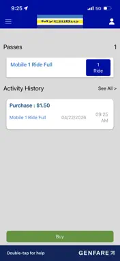 MyCitibus screenshot 2