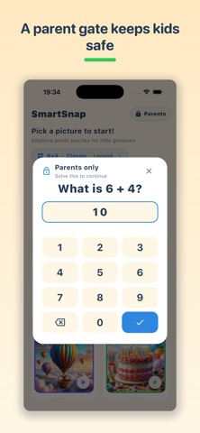 SmartSnap: Adaptive Puzzles iPhone screenshot