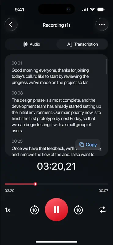Voice Recorder+ Audio Memos screenshot 3 of 6