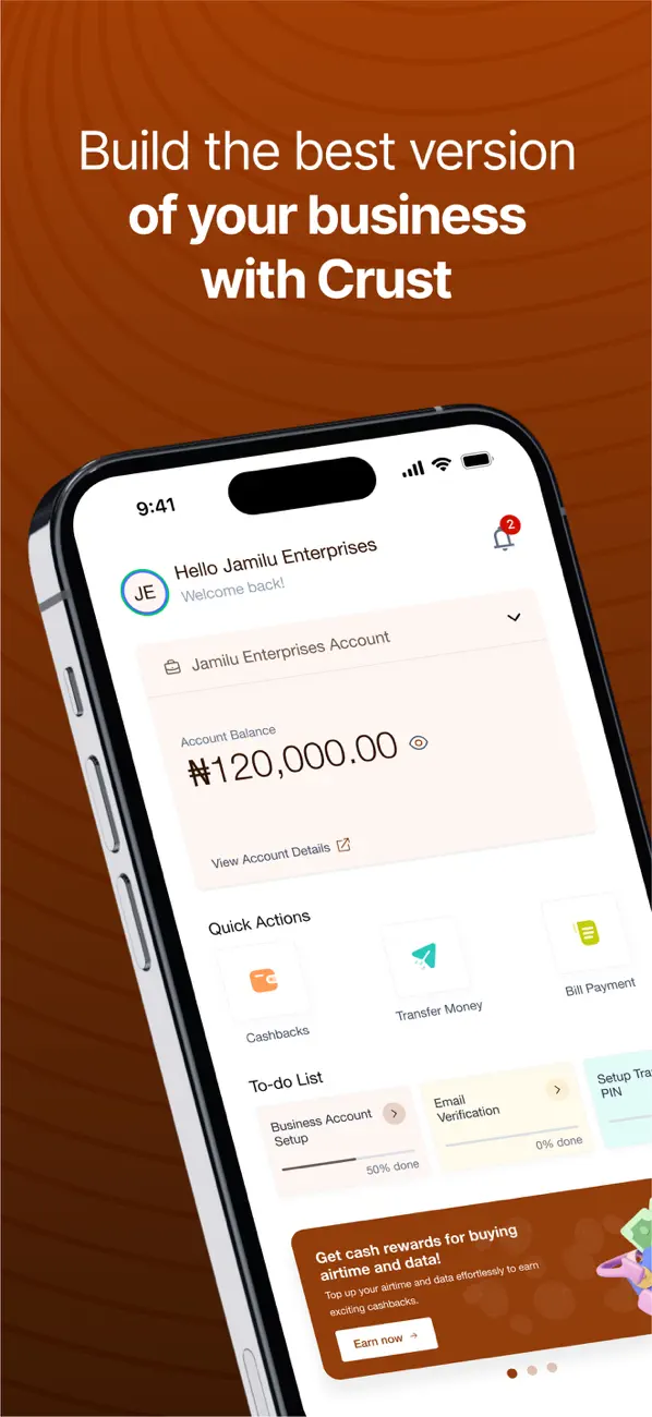 Screenshot #1 pour Crust Business