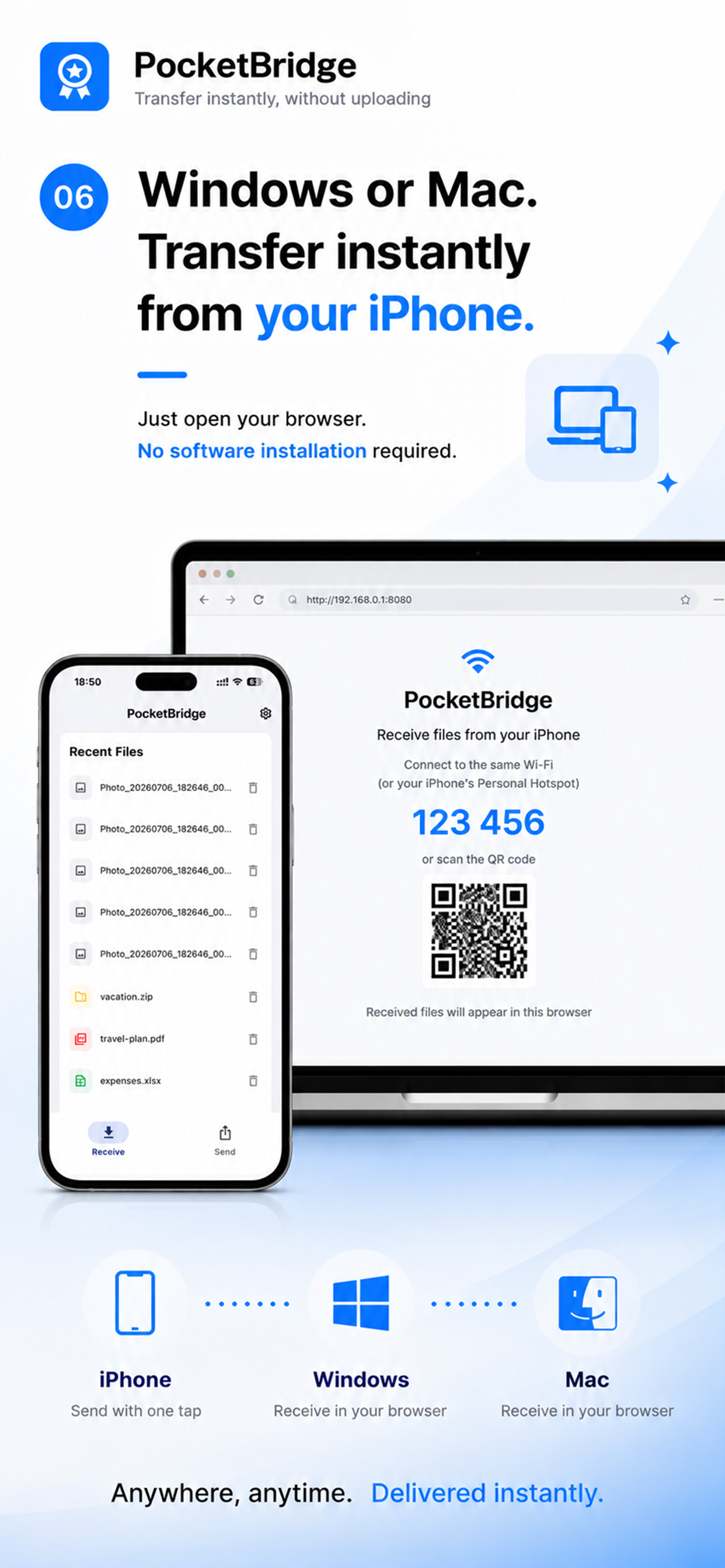 PocketBridge: File Transfer screenshot 6