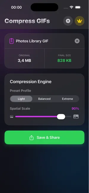 Compress GIFs - Shrink Gifs screenshot 2