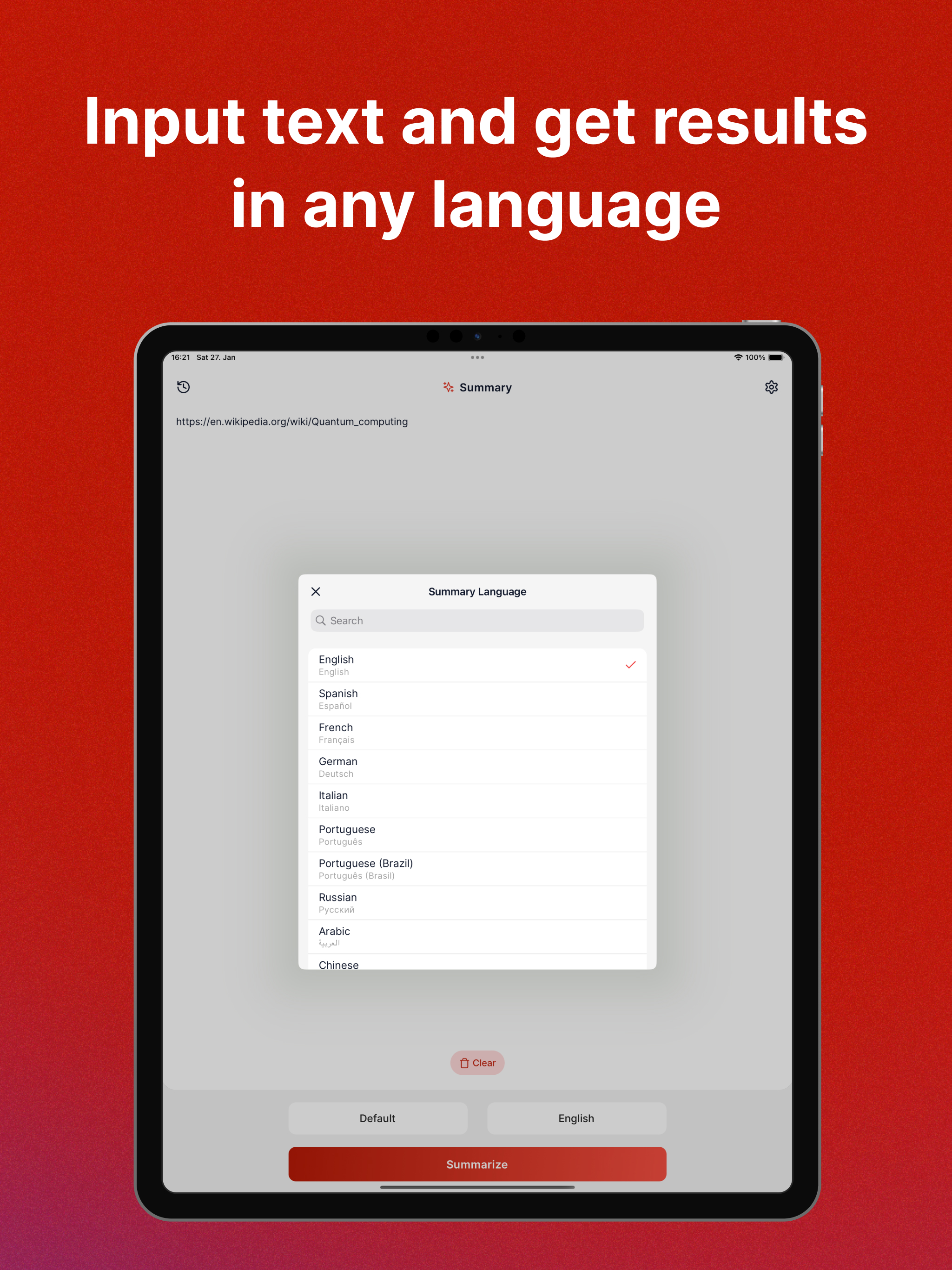 Summarizer - AI Text Summary
