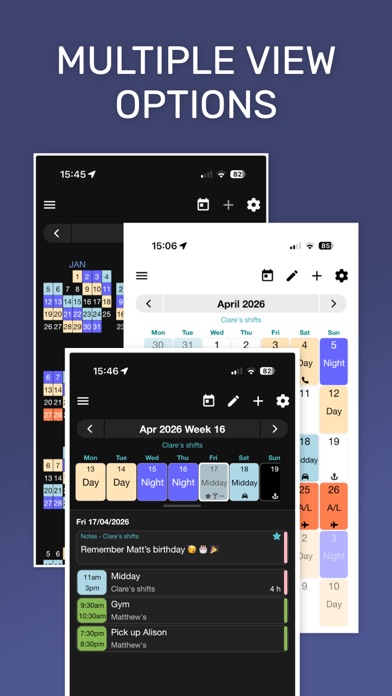 Screenshot #3 pour My Shift Planner - Calendar