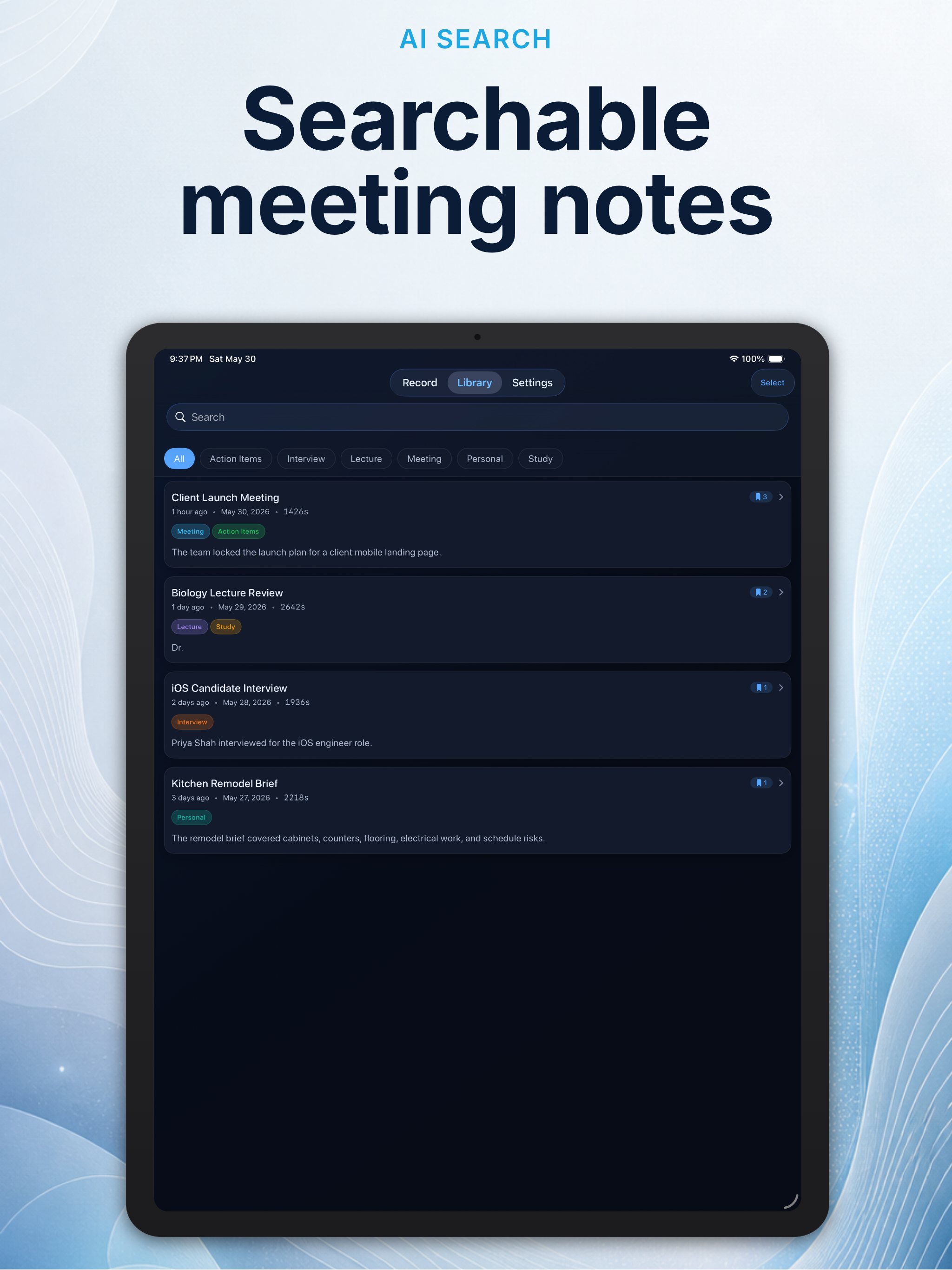 Local AI Note Taker screenshot 13