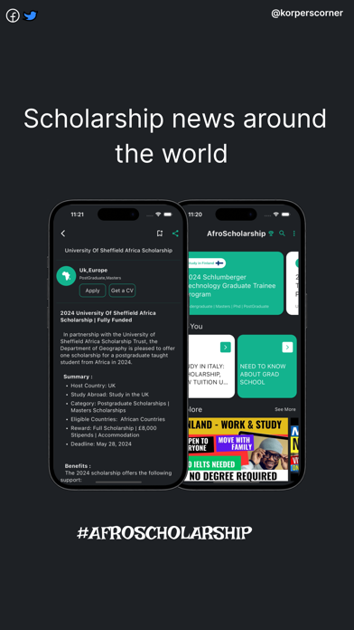 AfroScholarship Screenshot