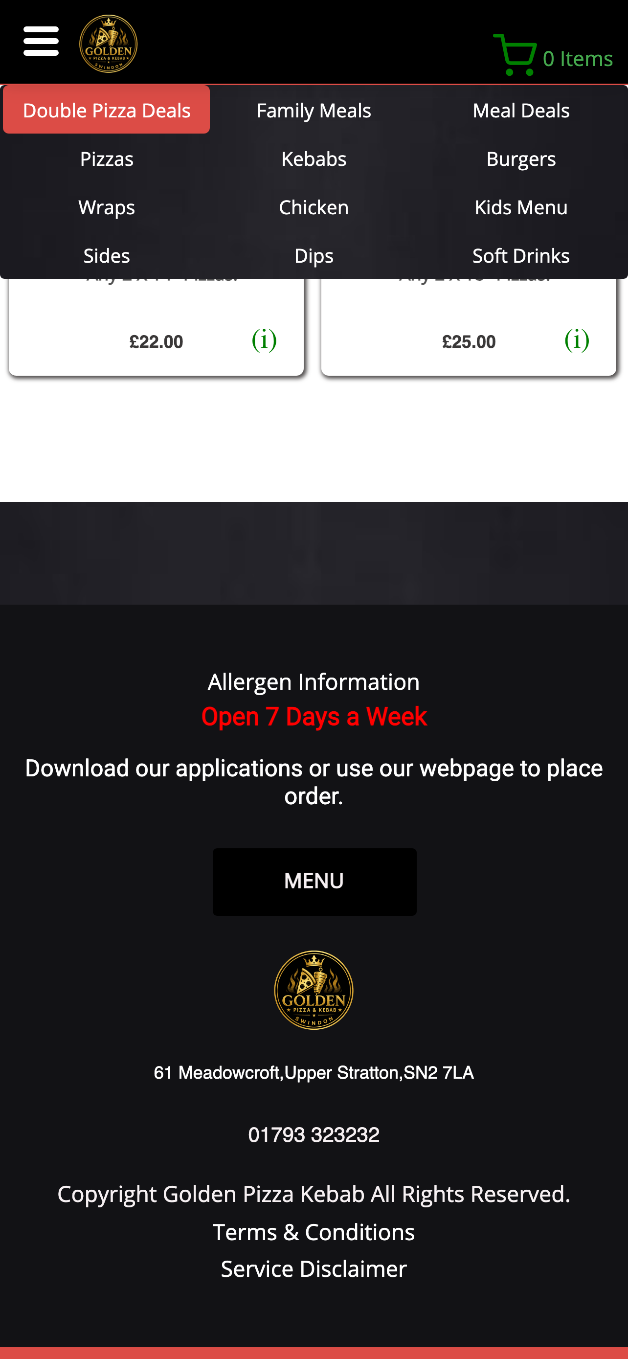 Golden Kebab Swindon screenshot 4