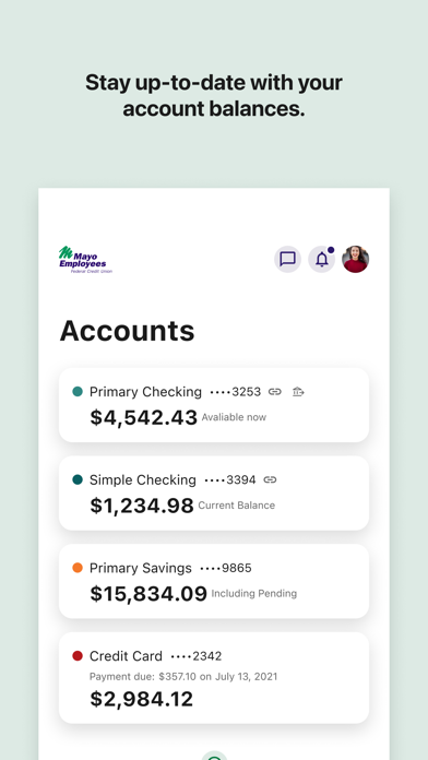 Mayo Employees FCU Screenshot