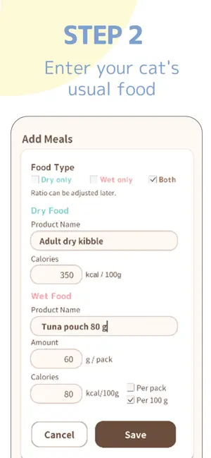 Cat Meal Guide screenshot 4