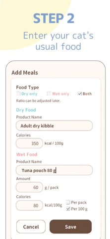 Cat Meal Guide Screenshot 4 of 5