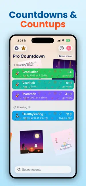 Pro Countdown screenshot 1