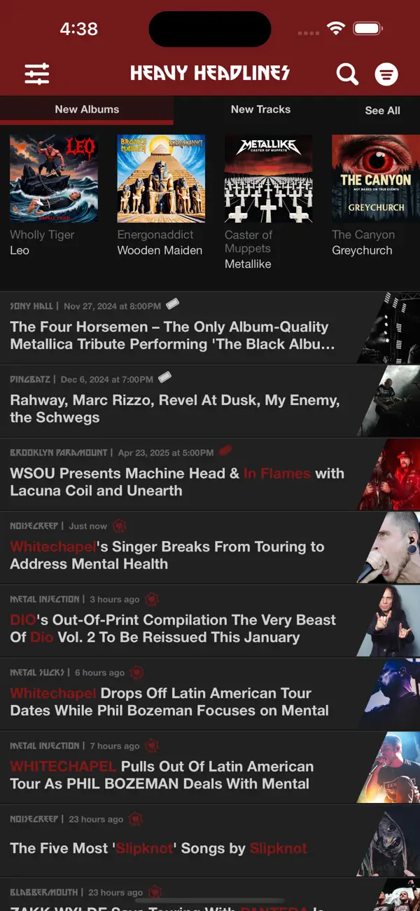 Screenshot #1 pour Heavy Headlines
