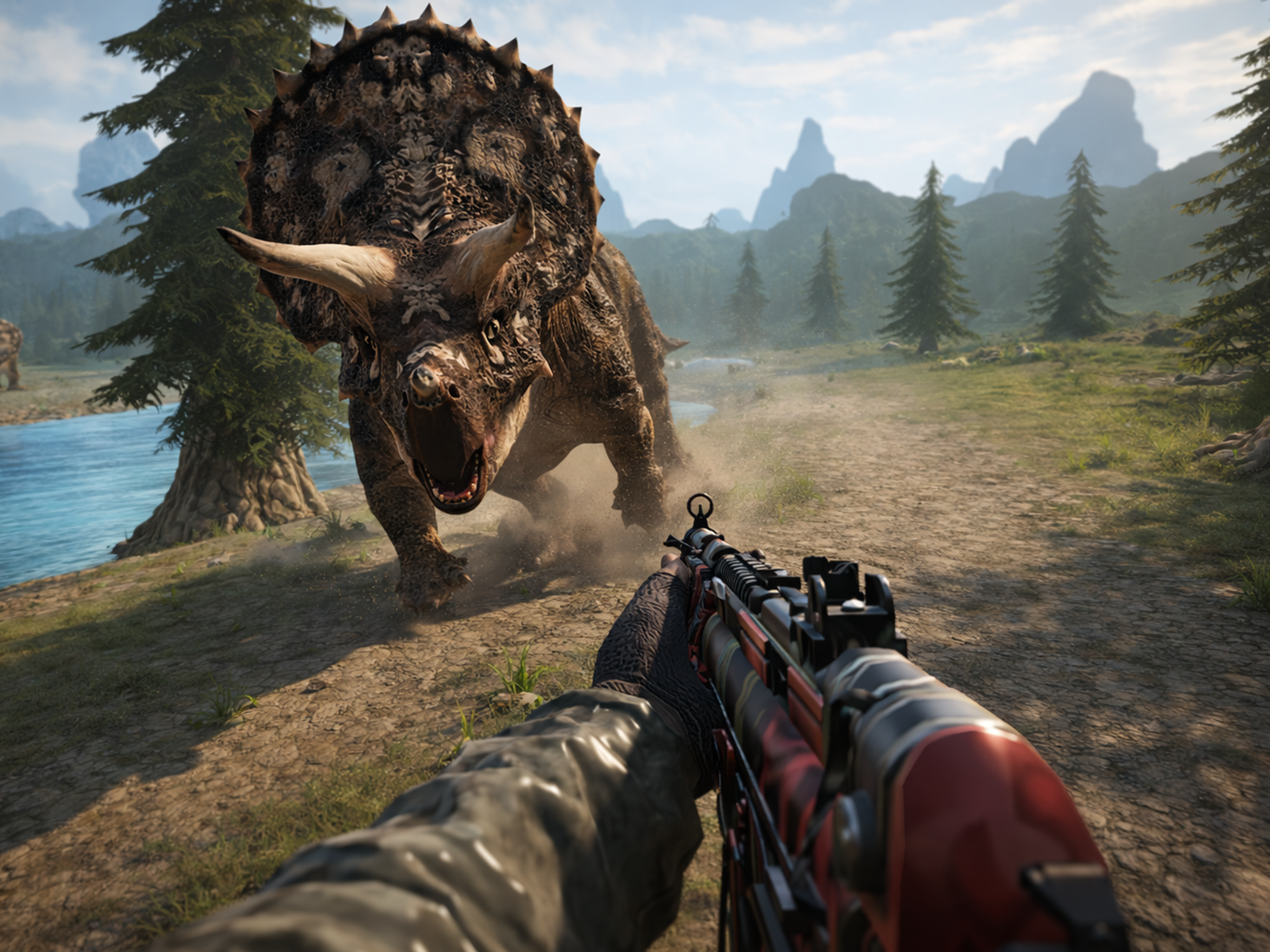 Real Dinosaur Shooting Games