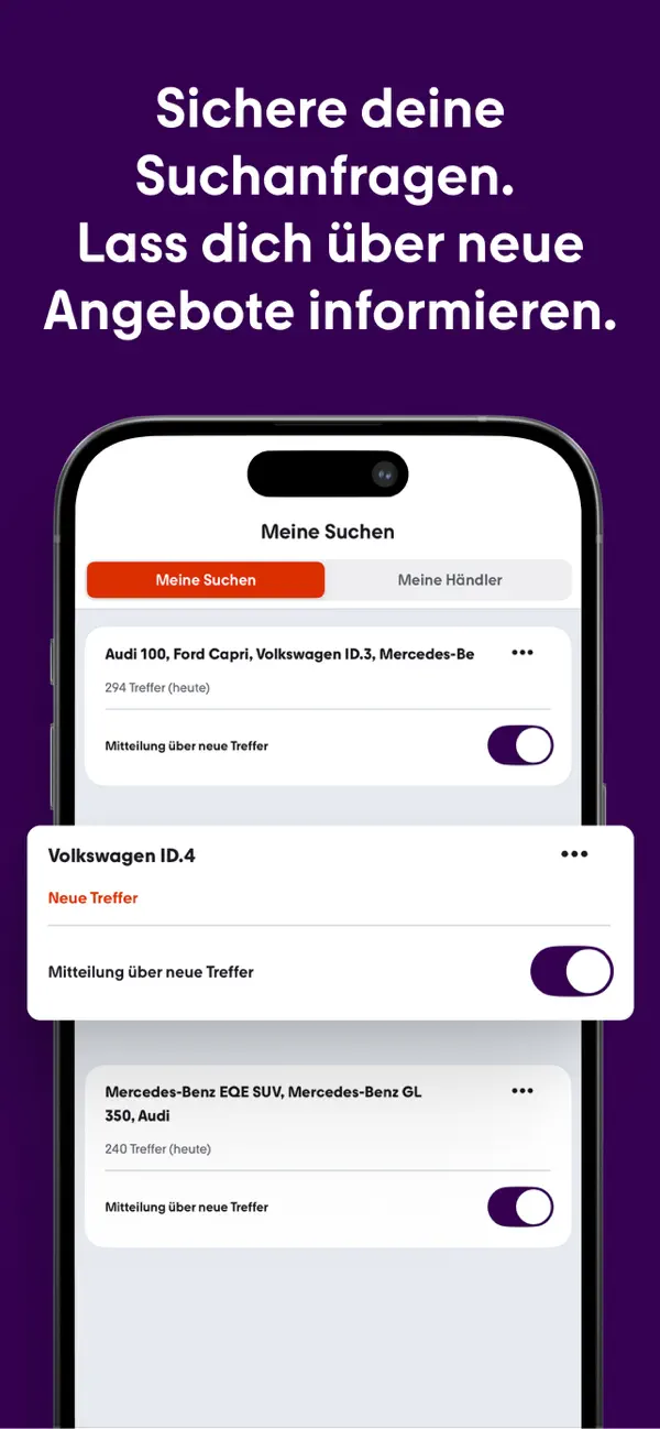 mobile.de: Autos kaufen & mehr iPhone App Screenshot 6 – Produktivität