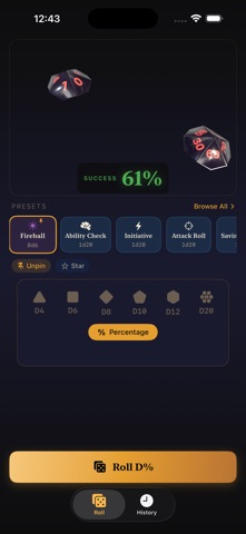 Spellroll: D&D Dice Roller screenshot