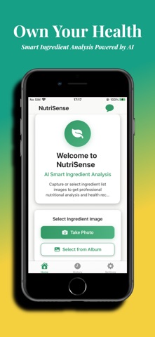 NutriSense-AI Food Insights screenshot
