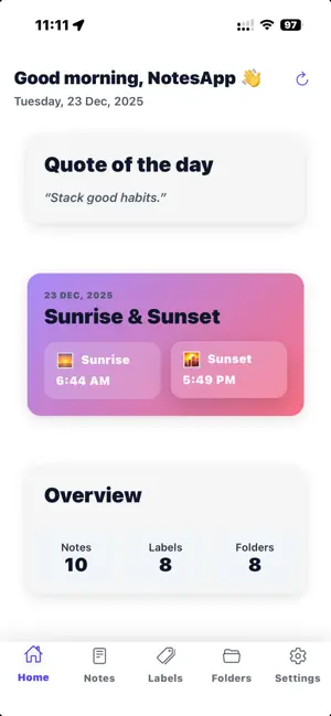 Miryte Notes screenshot 1