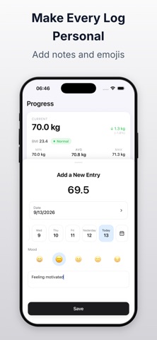 Weight Tracker: lbs & kg Screenshot 3 of 4
