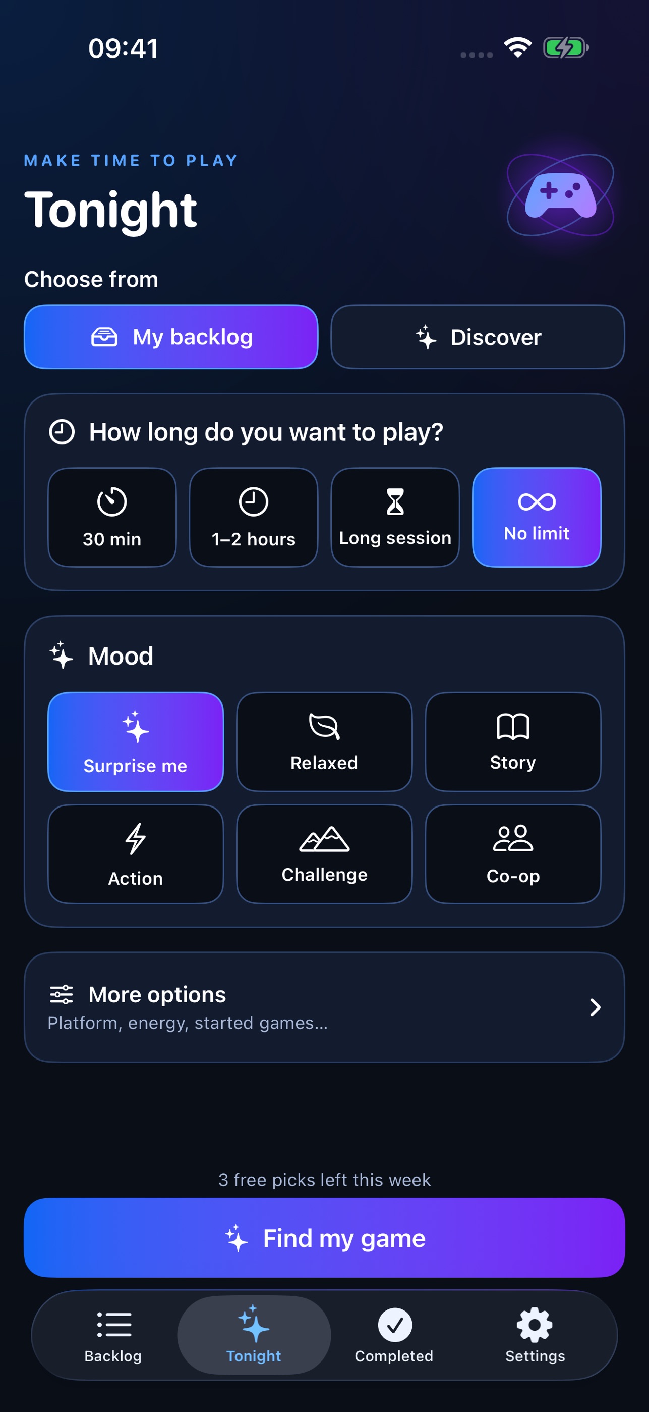 Screenshot 3 of PlayTonight: Game Backlog