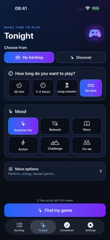PlayTonight: Game Backlog Screenshot 3 of 5