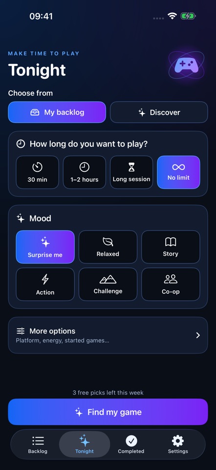 PlayTonight: Game Backlog screenshot 3
