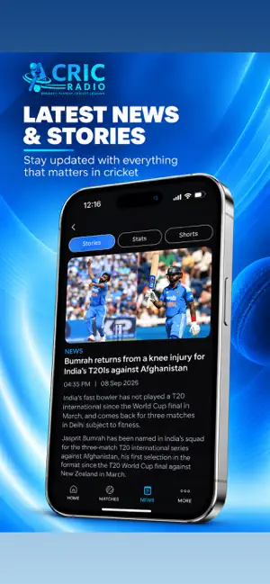 CricRadio - Live Cricket Score screenshot 3