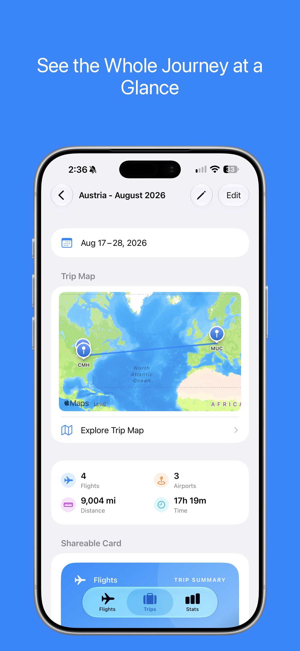 Screenshot 3 of Flights - Simple Flight Log