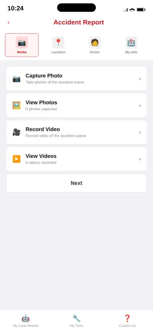 The Hadi Law Firm Injury App screenshot 2
