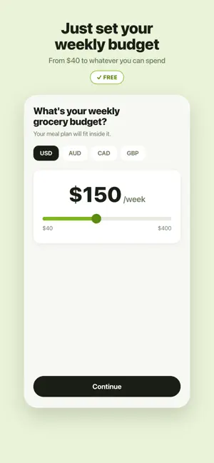 Budgy AI: Budget Meal Planner screenshot 2