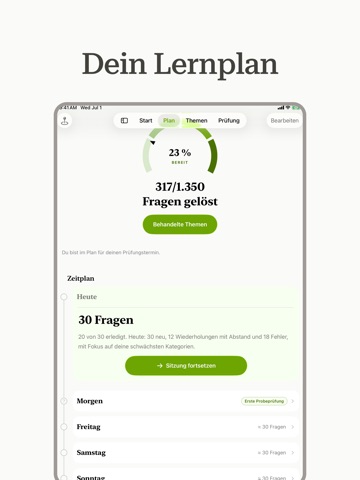 Jagdschein & Jägerprüfung App iPad screenshot