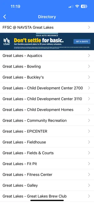 NavyMWR GreatLakes screenshot 4