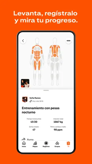 Captura de pantalla de Strava: Corre, Camina, Pedalea en iPhone 3