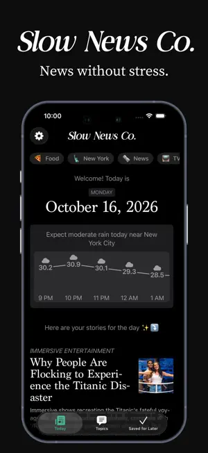 Slow News Co: Morning Brief screenshot 1