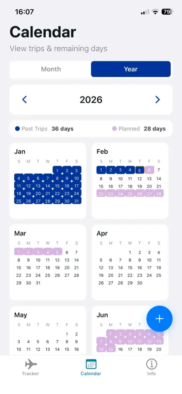 Schengen Visa Tracker screenshot 6 of 10