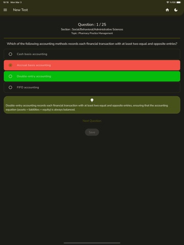 Pharmacist Licensure Test iPad screenshot
