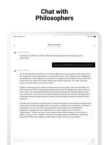 PhilosophizeMe iPad screenshot