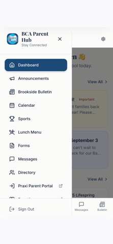BCA Parent Hub Screenshot 2 of 4