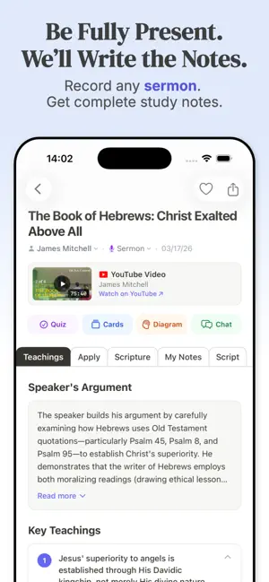 Sermon Notes & Bible Study screenshot 1
