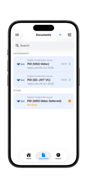 HopaeEUDIWallet screenshot 2