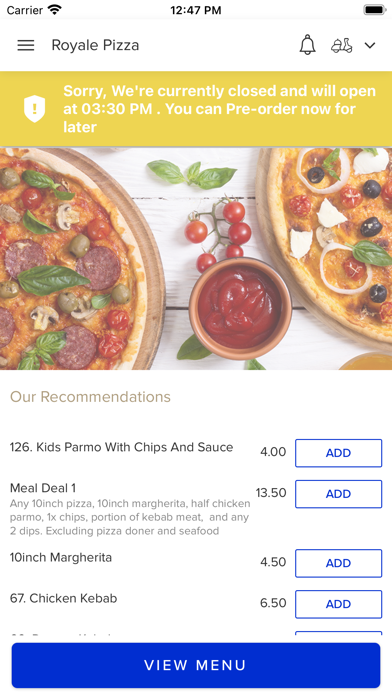 Royale Pizza Brotton Screenshot 2 - AppWisp.com