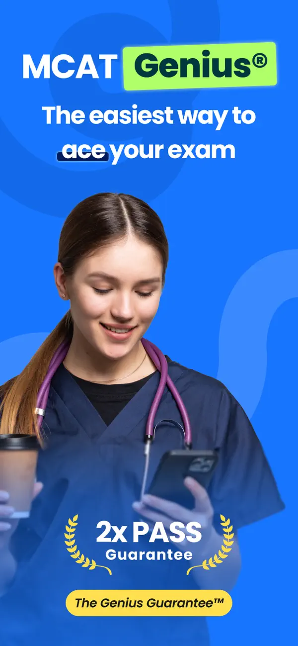 #1. MCAT Genius (iOS) By: Quizzard Exam Preperation Inc.