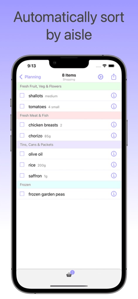 Ad Free Grocery Shopping List - App de Productividad | MWM