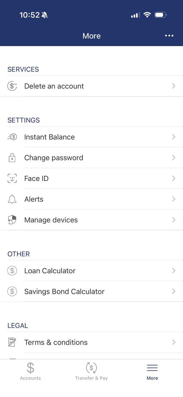 iPhone screenshot