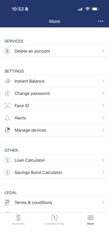 Chelsea Savings Bank iPhone screenshot