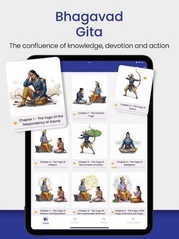 Srimad Bhagavad Gita iPad screenshot