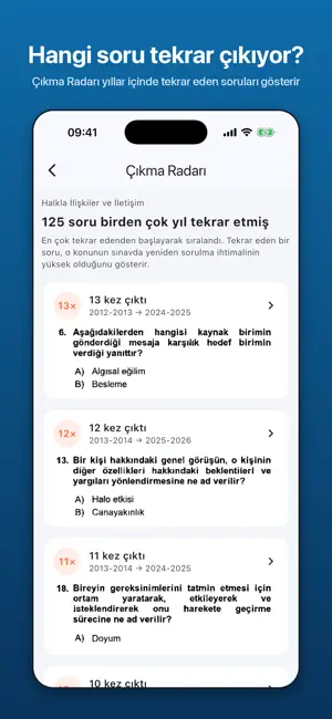 AÖF Pusula: Çıkmış Sorular screenshot 2