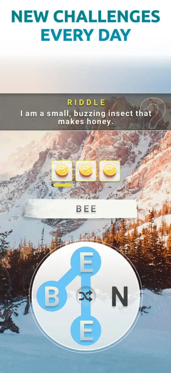 #3. Word Connect - Words of Nature (iOS) 由: Appgeneration Software