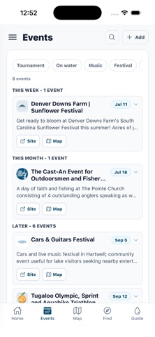 LakeIQ iPhone screenshot