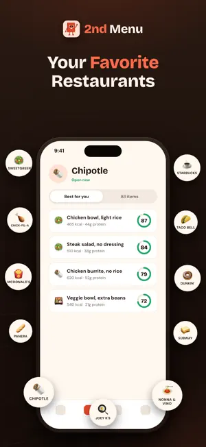 2nd Menu: Eating Out Healthy screenshot 2