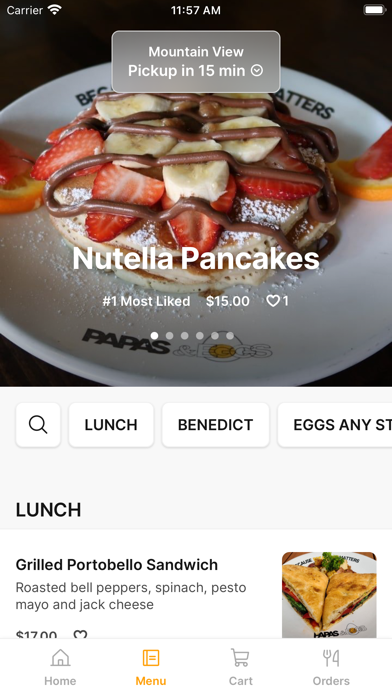 Papas & Eggs iPhone screenshot 2 - Food & Drink app